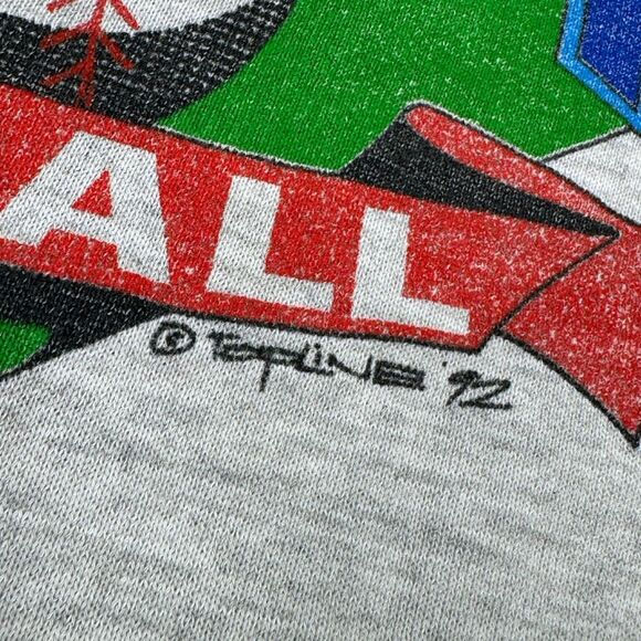 Vintage Jerzees 1992 Omaha Patriots Baseball Crew Neck Sweatshirt - Size XXL - Picture 4 of 7